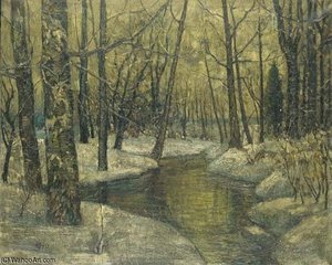 Trees In Winter — Walter Emerson Baum