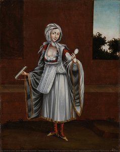 Woman from the Island of Kithnos (Thermia), Jean Baptiste Vanmour (workshop of), 1700 - 1737