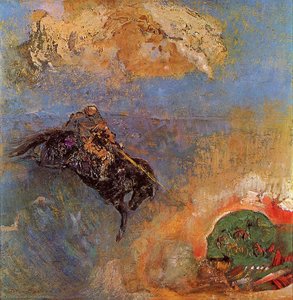Roger And Angelica — Odilon Redon, Symbolism