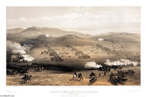 Charge Of The Light Cavalry Brigade — William Simpson
