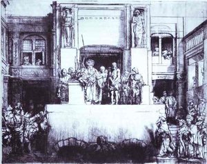 Christ Shown To The People — Rembrandt Van Rijn, Baroque