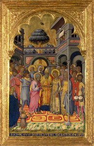 Marriage Of The Virgin — Niccolò Di Buonaccorso, Gothic Realism