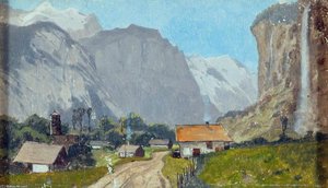 Lauterbrunnen And The Staubbach Falls