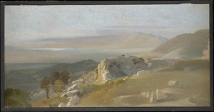 View from Olevano toward the West