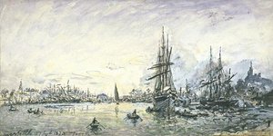 The Port Of Marseille 1 — Johan Barthold Jongkind