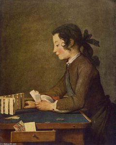 The House Of Cards — Jean-baptiste-siméon Chardin