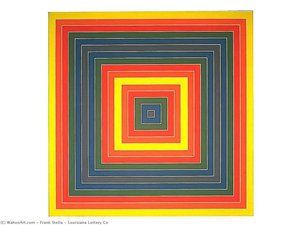 Louisiana Lottery Co — Frank Stella, Geometric Abstraction