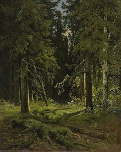 Forest Landscape — Ivan Ivanovich Shishkin, Realism