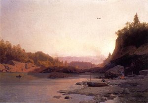 Evening On The Susquehanna — Herman Herzog