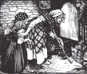 Stupid Goose!' Cried The Witch. 'the Opening Is Big Enough; You Can See That I Could Get Into It Myself. — Arthur Rackham