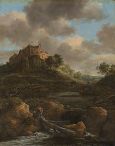 Bentheim Castle, Jacob Isaacksz Van Ruisdael, 1650 - 1682 — Jacob Isaackszoon Van Ruisdael