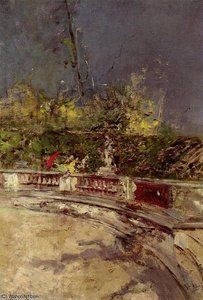The Red Umbrella — Giovanni Boldini