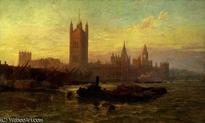 The Palace Of Westminster — George Vicat Cole