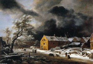 Winter Landscape — Jacob Van Ruisdael, Dutch Golden Age