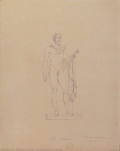 Statue Of Caesar As A Divinity — Vincenzo Camuccini