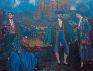 Bullfighters Of Turégano — Ignacio Zuloaga Y Zabala