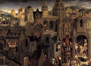 Scenes From The Passion Of Christ (detail) — Memling, Hans