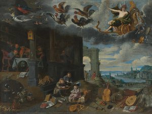 Die Kinder des Planeten Merkur, Jan Brueghel (II), um 1645