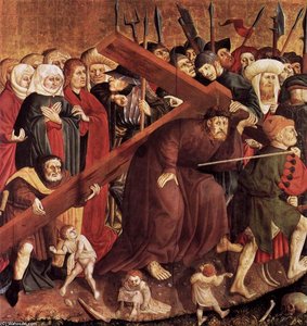 Christ Carrying The Cross — Hans Multscher, Early Netherlandish Painting