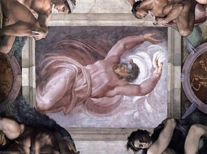 Separation Of Light From Darkness — Michelangelo Buonarroti, High Renaissance