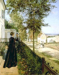 Road From Versailles To Louveciennes — Camille Pissarro