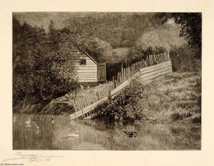 A Duck Pond — Henry Wolf