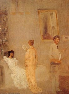 In His Studio — Džejms Abbot Meknil Visler, Aesthetic Impressionism