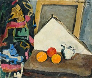 Still Life. Oranges, Stretcher And Carpet. — Pyotr Konchalovsky