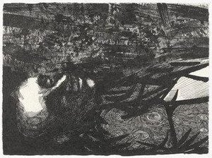 Dead Poet (plate, folio 7) from Oda a Lorca