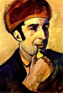 Portrait Of Franz Marc — August Macke, German Expressionism