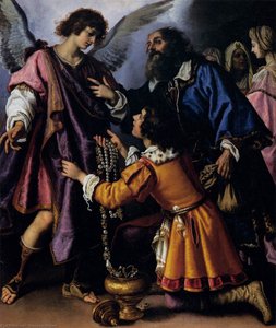 The Archangel Raphael Refusing Tobias's Gift — Giovanni Biliverti