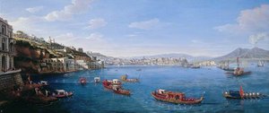 Posillipo with the Palazzo Donn'Anna, Naples, Italy