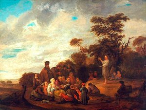 John The Baptist Preaching