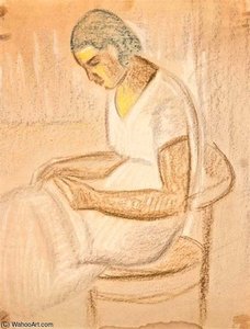 Sewing Woman — Armand Schonberger