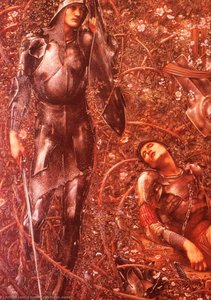 The Prince Enters The Briar Wood — Edward Coley Burne-jones