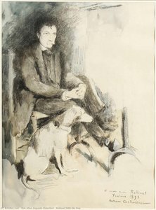 Rollinat With His Dog