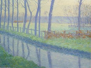 Trees By The River — Gustave Loiseau