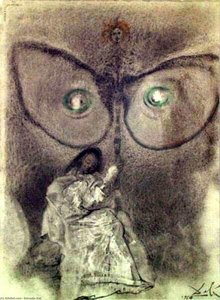 Antequam Exhires De Vulva Sactificavite (jeremiah 1:5) — Salvador Dalí, Surrealism