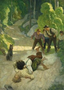 Stick To Him Little Un Shouted Tom — N.c. Wyeth