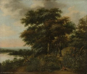 Wooded Landscape — Anthonie Waterloo