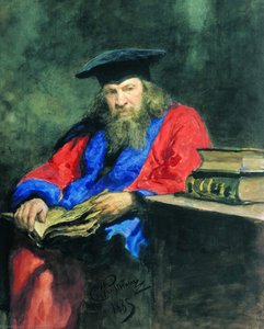 Portrait Of Dmitry Mendeleev — Ilya Yefimovich Repin, Contemporary Realism