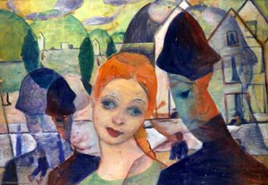 Abstract With Woman's Head — Evan Walters