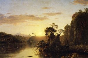 Scene On The Magdalena — Frederic Edwin Church