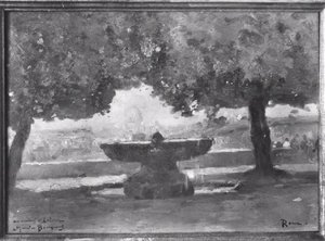 La Fontaine Du Pincio À Rome — Maurice Bompard