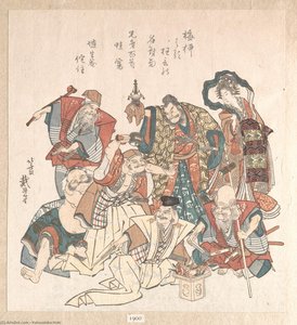 Seven Gods Of Good Fortune — Katsushika Hokusai