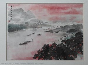 Hunan Scenery After Mao’s Poem — Fu Baoshi, Shan Shui