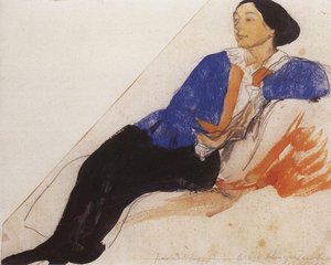 Portrait Of K. Lancere — Zinaida Serebriakova