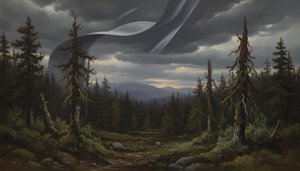 Ethereal Resilience: A Tonalist Study Of The Boreal Twilight — Guillaume Marchand