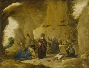 Temptation Of St Antony — David Teniers The Younger, Baroque Decorative Style