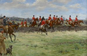 The First House Of Commons Steeplechase, 1889 — Godfrey Douglas Giles